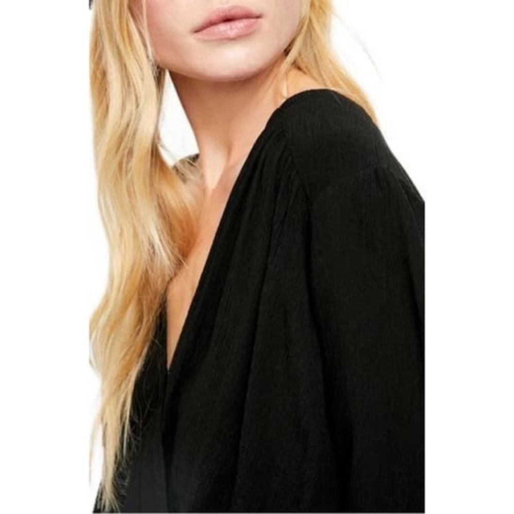 Free People Check On It Wrap Top. - Picture 4 of 6